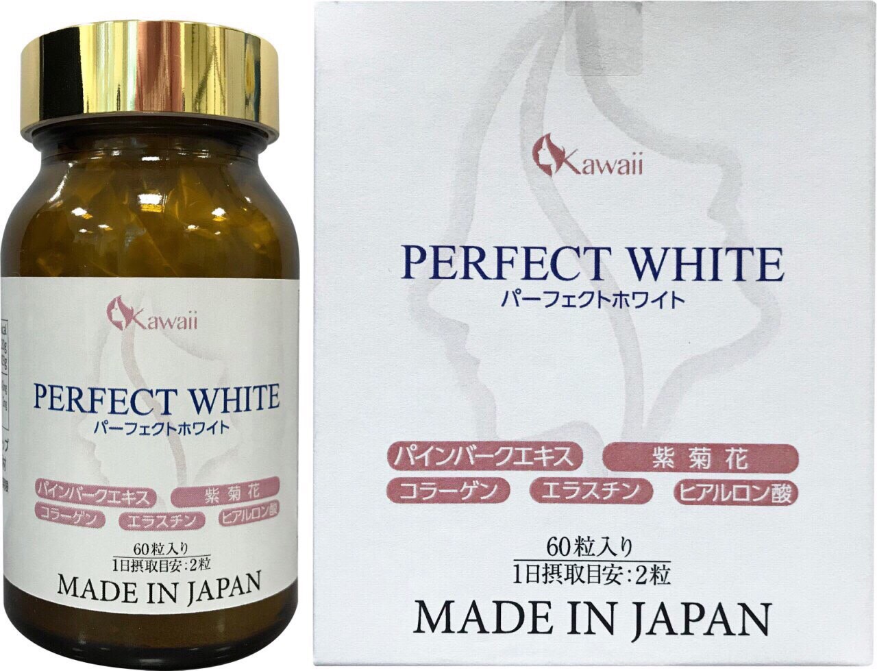 Viên uống Perfect White được tạo ra từ các nguyên liệu thiên nhiên 