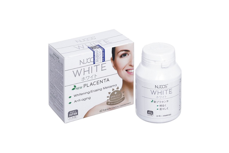 Nucos White New Placenta sử dụng tinh chất 100% tự nhiên
